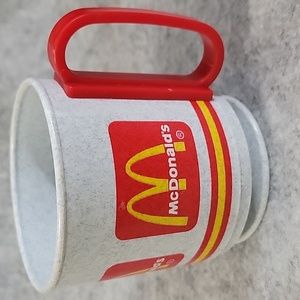 Vintage Whirley McDonalds Plastic Mug EUC